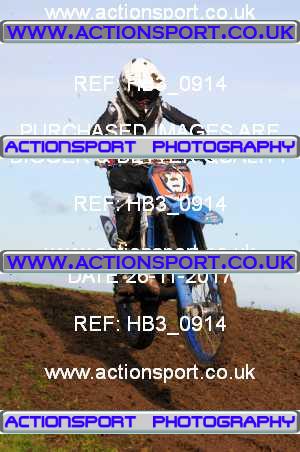 Photo: HB3_0914 ActionSport Photography 26/11/2017 Thornbury MX Practice - Arlingham 1100_Juniors