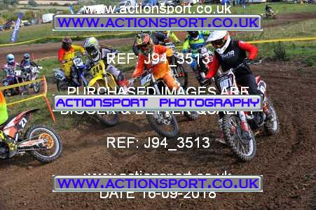 Photo: J94_3513 ActionSport Photography 16/09/2018 AMCA Mid Wilts MXC - Bushton  _5_JuniorsMX2 #801