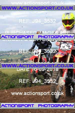 Photo: J94_3532 ActionSport Photography 16/09/2018 AMCA Mid Wilts MXC - Bushton  _5_JuniorsMX2 #67